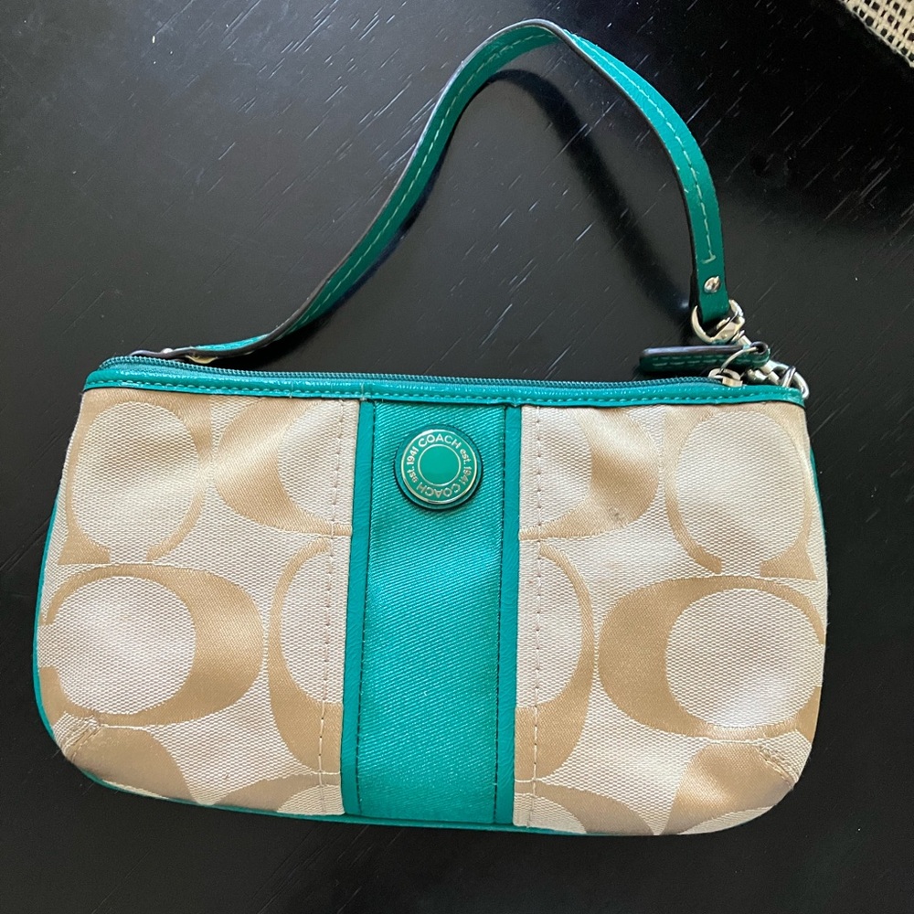 Coach clutch purse